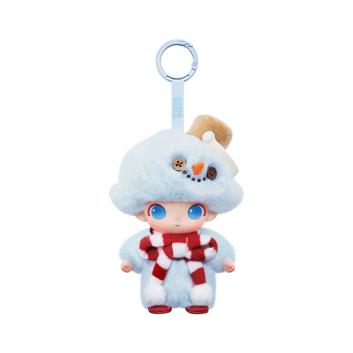 POP MART - DIMOO Snowman Vinyl Plush Hanging Card