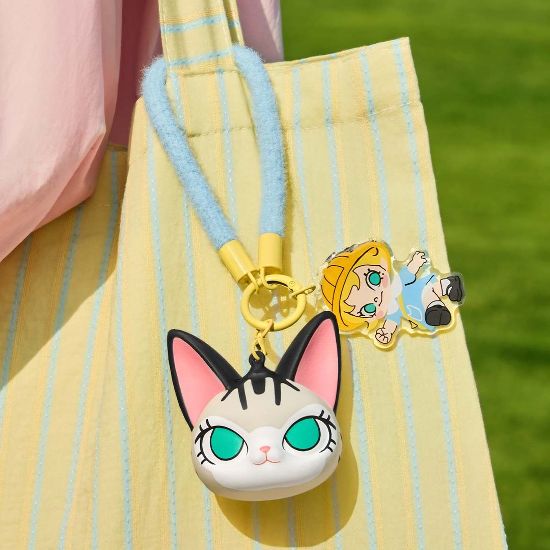 POP MART - Squishy Charm de la série Baby Molly et Baby Tabby