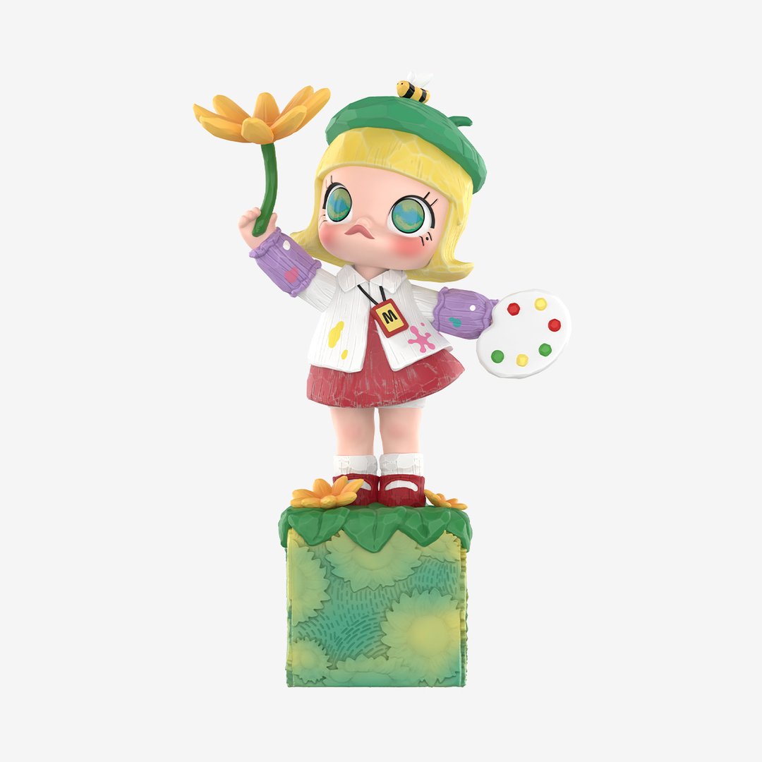 POP MART - Molly Figurines de la collection Paysages en Chemin - 20e anniversaire