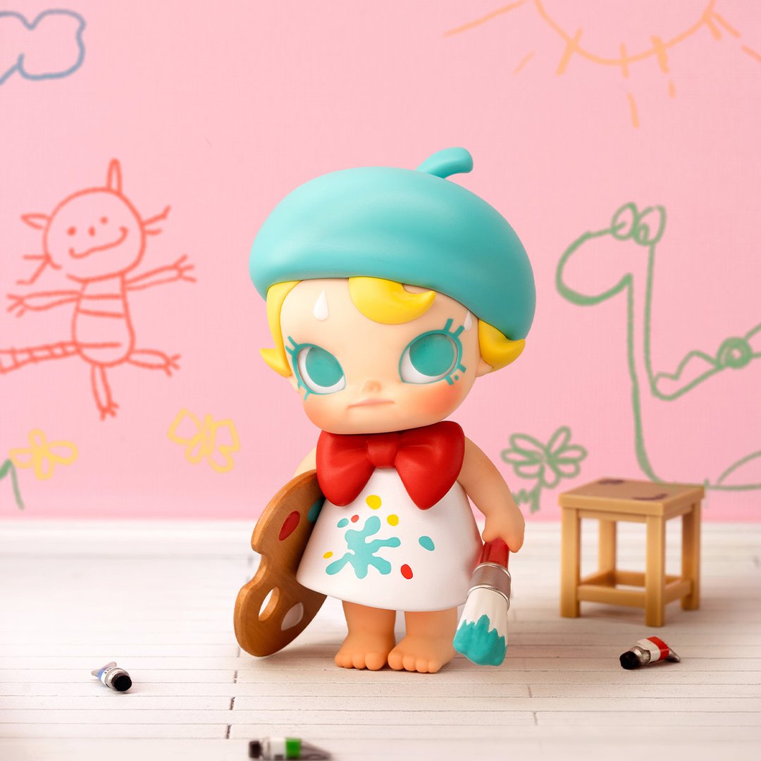 POP MART - Baby Molly Figurines de la série - Quand j'avais trois ans !
