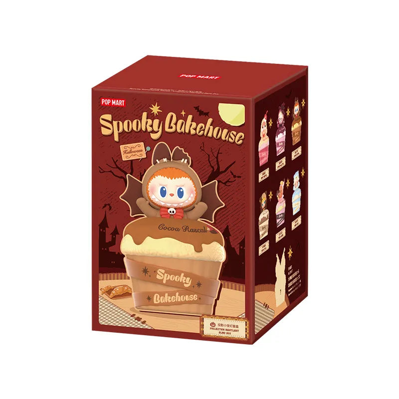 POP MART - Série Spooky Bakehouse - Boîte lumineuse de projection pour veilleuse