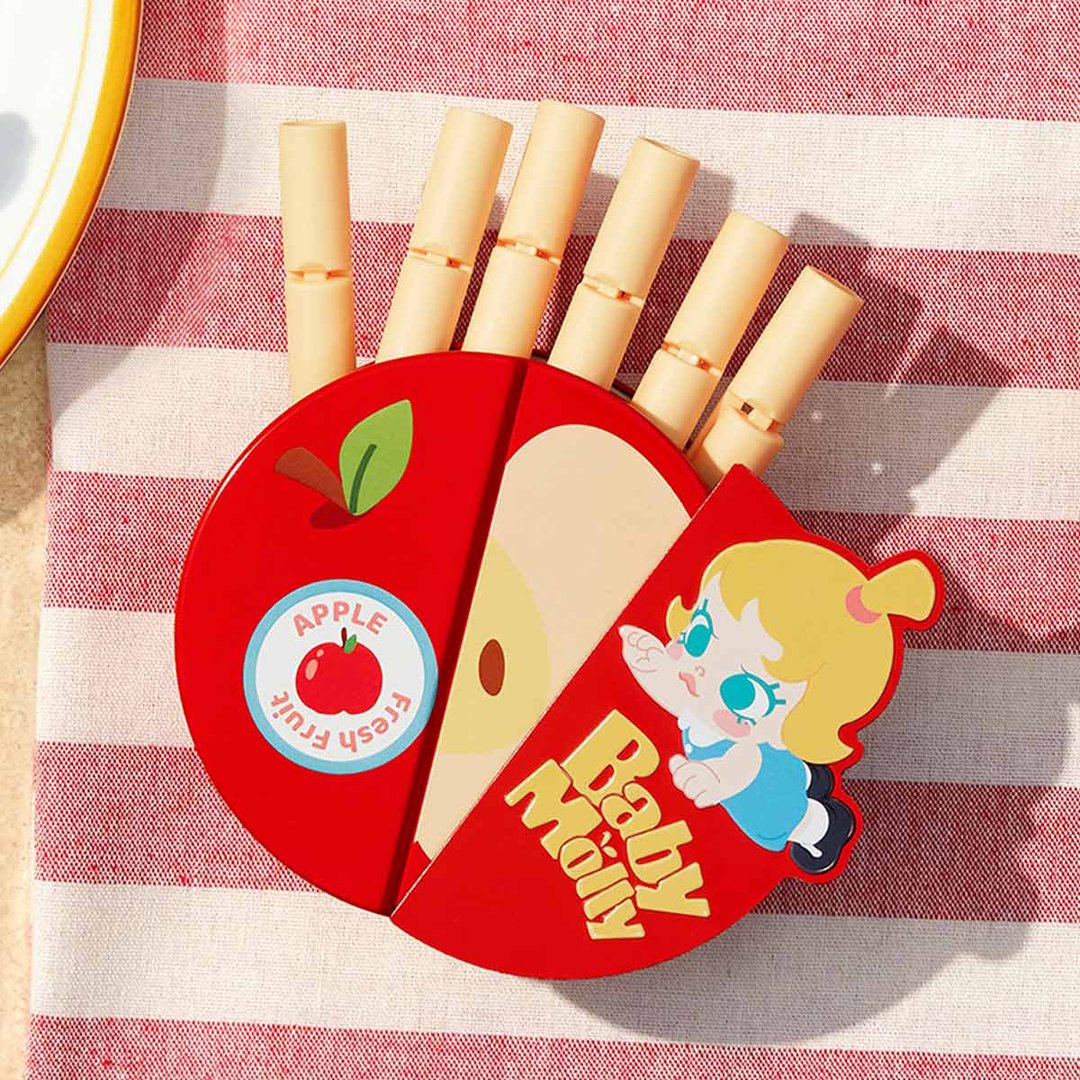POP MART - Coffret de rangement à fermeture magnétique Babby Molly Fruity Aroma Series