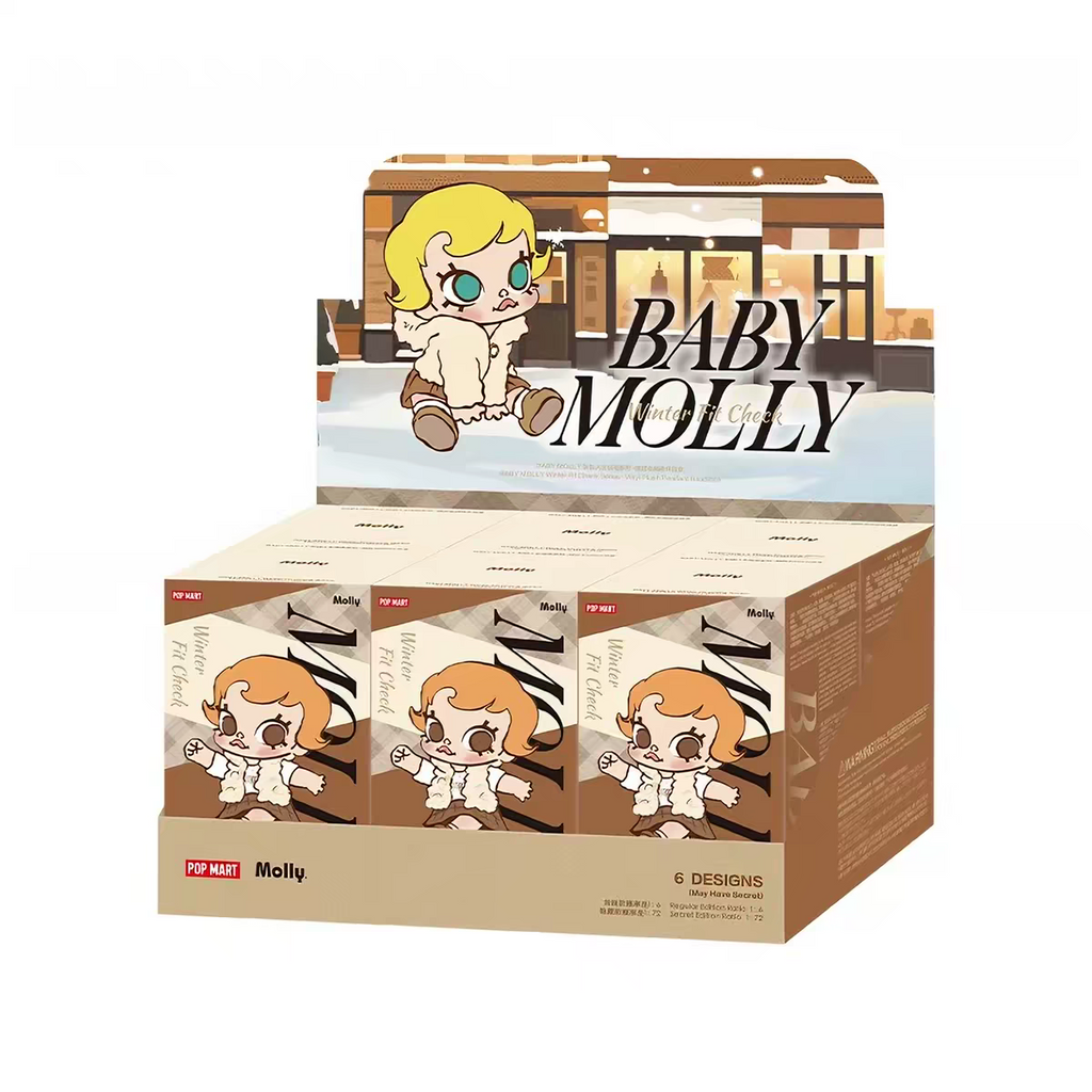 POP MART - Pendentif en peluche Baby Molly Winter Fit Check Series
