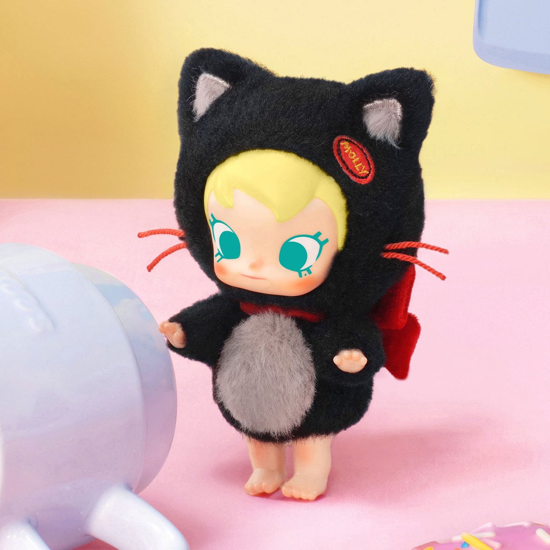 POP MART - Pendentif en peluche Baby Molly Pocket Friends Series