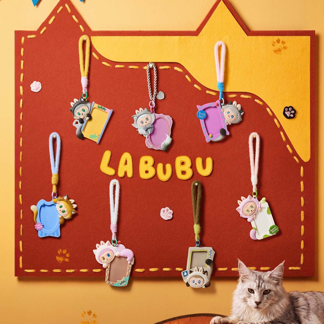 POP MART - SÉRIE THE MONSTERS CAT MODE ON - porte-cartes