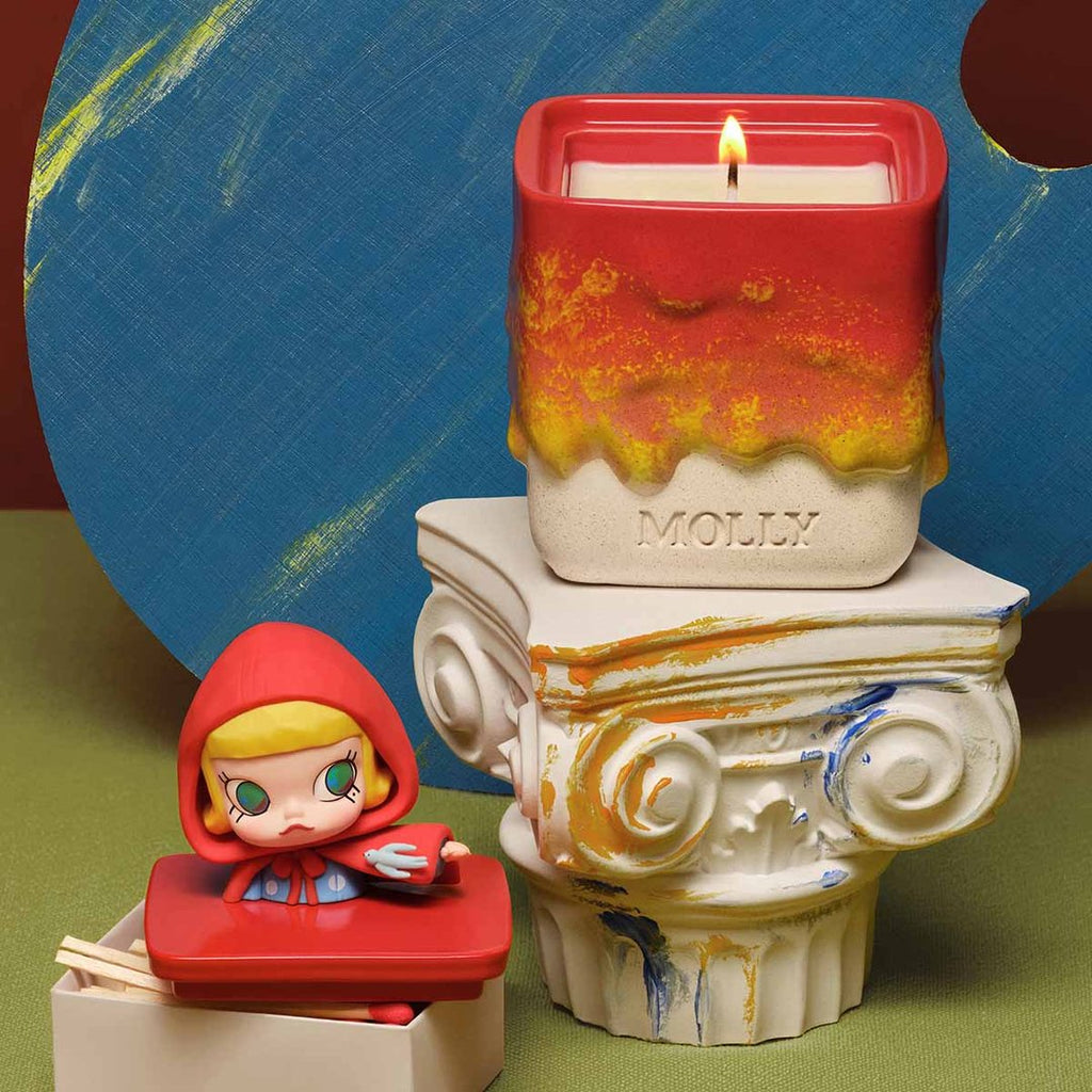 POP MART - MOLLY Collection Paysages en Chemin - Bougie Parfumée en Boîte Suprise