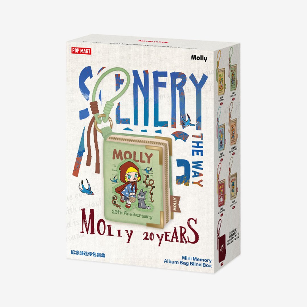 POP MART - Molly Collection Paysages en Chemin - Pochette mini album souvenirs
